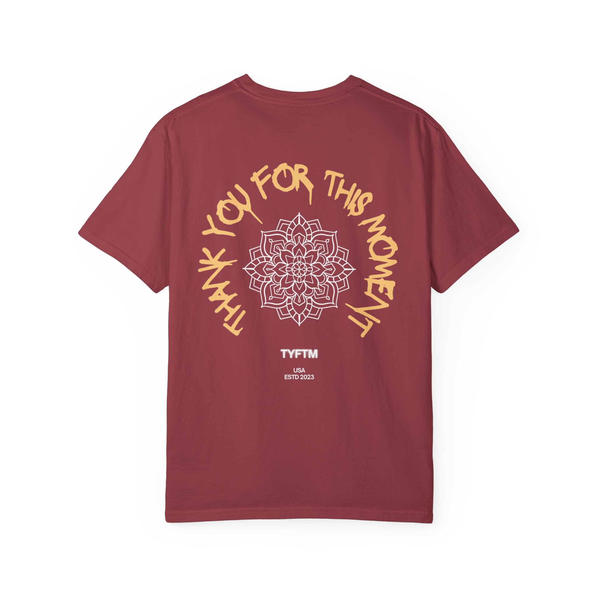 Thank You For This Moment Tee — Mandala Graphic Backprint T-Shirt