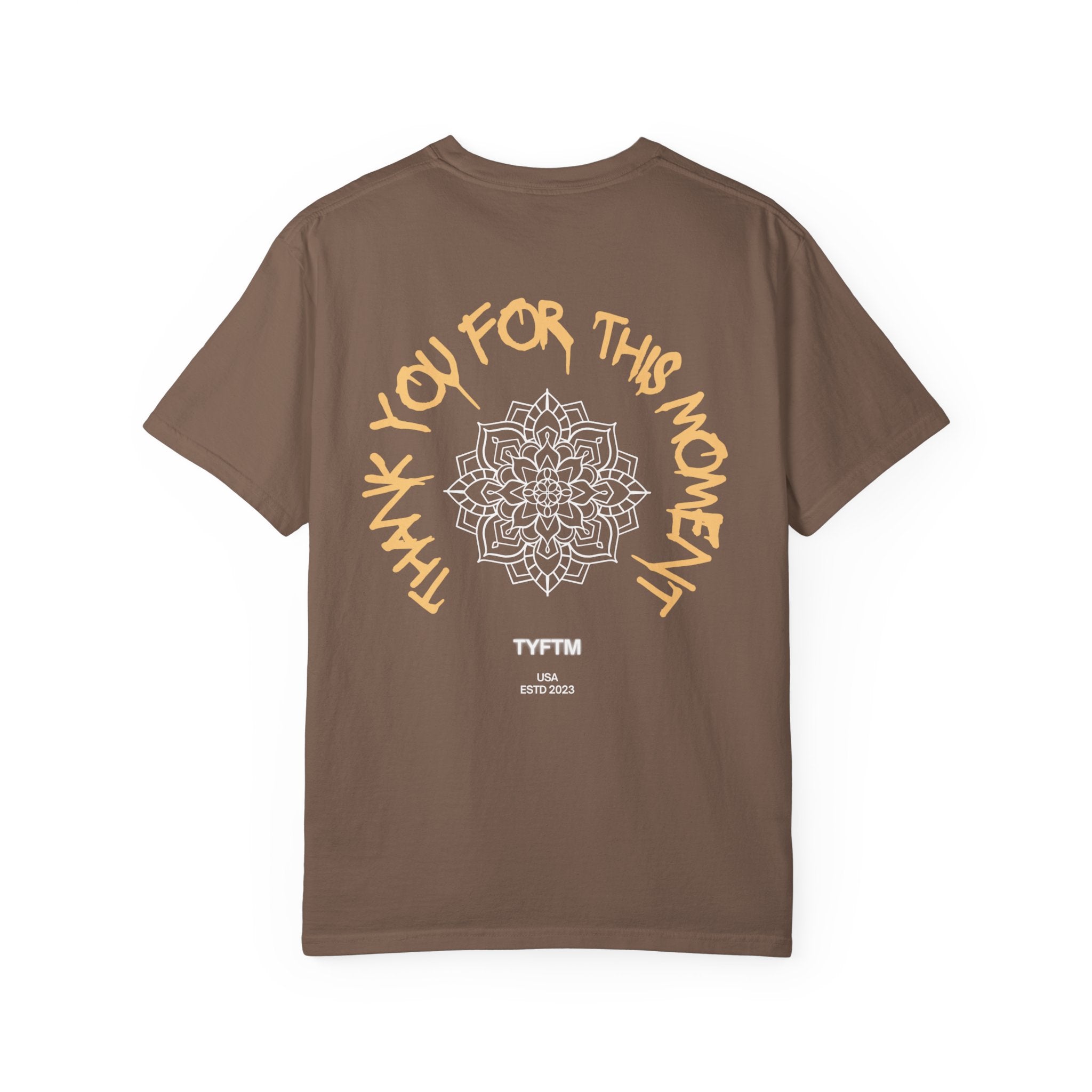Thank You For This Moment Tee — Mandala Graphic Backprint T-Shirt