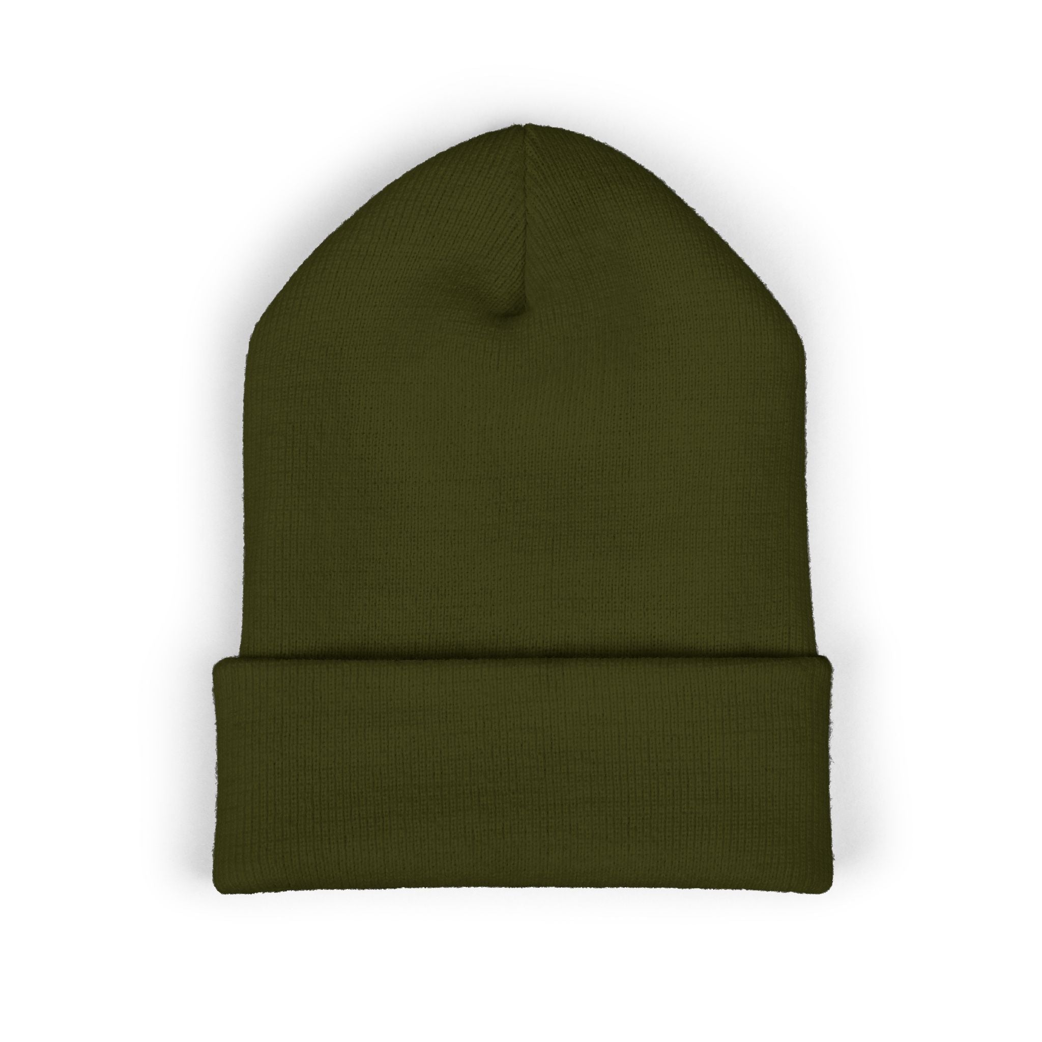 TYFTM Embroidered Cuffed Beanie — Minimal Streetwear Warm Knit Hat