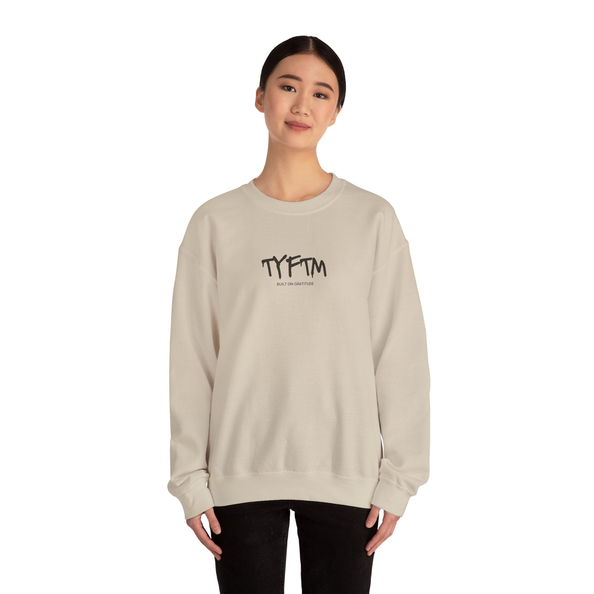 Crewneck Sweatshirt — “Thank You for This Moment” Inspirational Crewneck