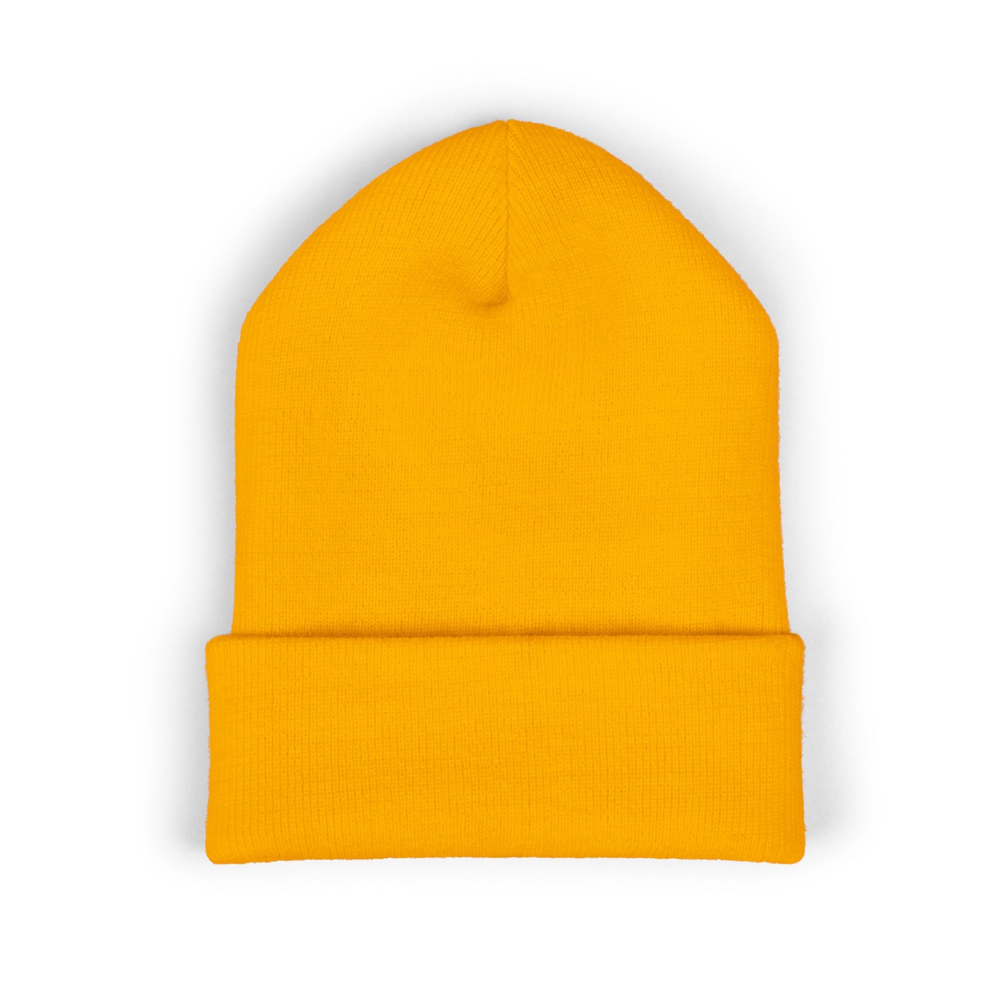 TYFTM Embroidered Cuffed Beanie – Minimal Streetwear Knit Hat